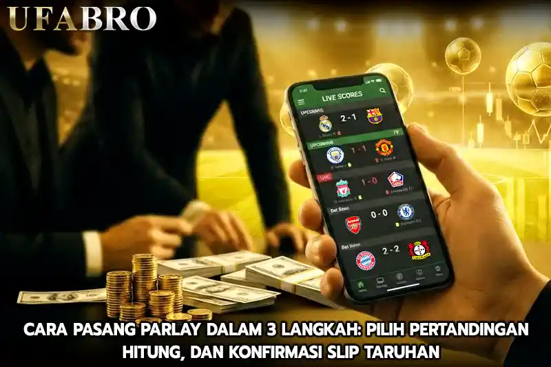 Cara Pasang Parlay dalam 3 Langkah Pilih Pertandingan Hitung dan Konfirmasi Slip Taruhan